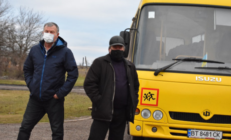 Шкільний автобус в умовах карантину: досвід Степненської школи з організації підвозу школярів