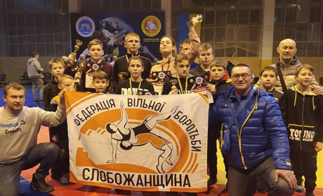 Юні борці з Лозівщини привезли 6 нагород із Всеукраїнського турніру з вільної боротьби