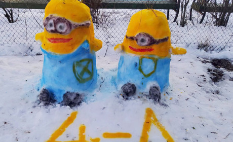 У Володимирецькому колегіумі відбувся барвистий фестиваль снігу
