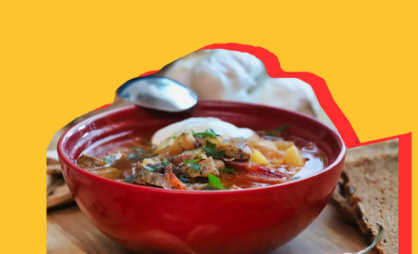 Як приготувати борщ по-гадяцьки: із квасолею і пампушками