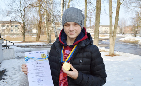 Корюківський гімназист Роман Жменьковський став чемпіоном України у дванадцять років