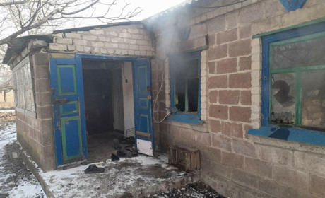 Під час пожежі у Волноваському району загинув чоловік