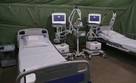 Біля міської лікарні розгорнуть мобільний шпиталь на 120 ліжок — для хворих коронавірусом