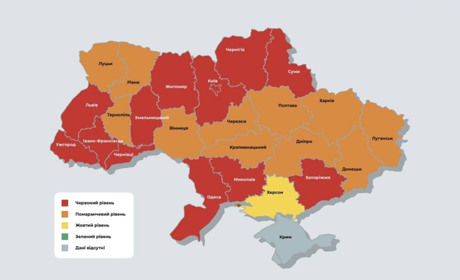 З 9 квітня в Запорізькій області встановлюється «червоний» рівень епідемічної небезпеки