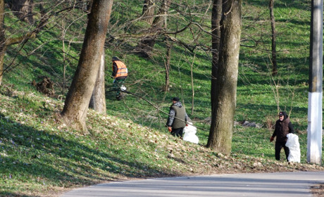 У Кагарлицькому міському парку відбувся суботник