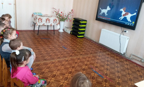 Вихованці дитсадку «Ромашка» дізнавалися про космічні польоти