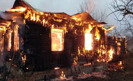 У Сахнівці у вогні загинув чоловік