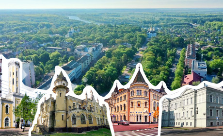 У садибі Глібова - інститут, а замість єпархіального братства - філармонія. Будівлі Чернігова
