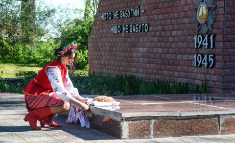 76-та річниця Перемоги у Другій світовій війні: у Кагарлику відбувся мітинг