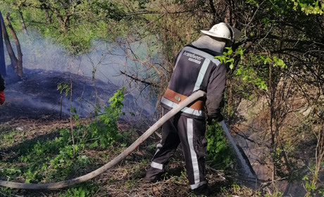 У Ржищеві сталася пожежа: горіло сміття на площі 50 кв.м