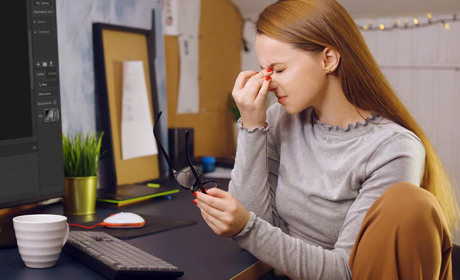 Довго сидите за комп'ютером? Не забувайте про вправи для поліпшення зору