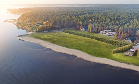 Коттеджный городок на берегу Киевского моря New Haven Luxury Village - современные дома возле леса