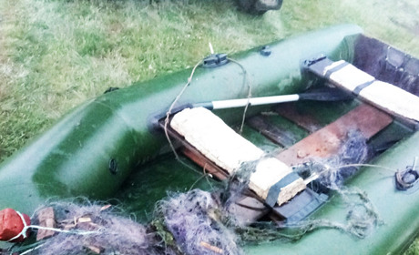 Працівники РЛП «Гадяцький» за травень вилучили близько 600 метрів безхозних сіток