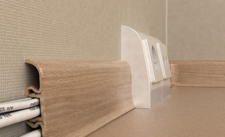 Популярные материалы для плинтусов