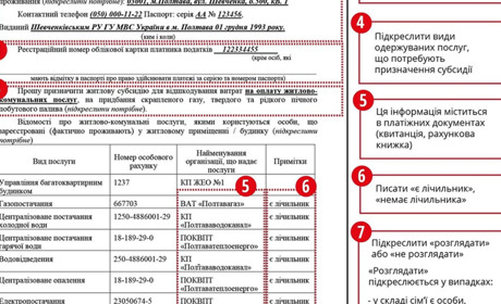 Нові форми заяви та декларації на отримання субсидії доступні в електронному форматі