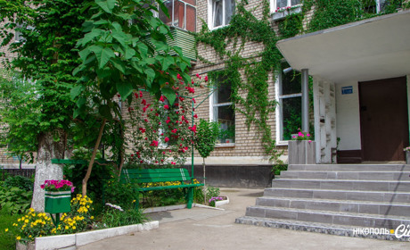 Фотопідбірка квітучих дворів багатоквартирних будинків Нікополя. Вулиці Станіславського та Трубників