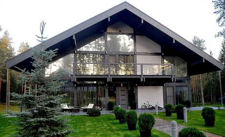 Строительство домов типа "фахверк" под Киевом в коттеджном городке New Haven Luxury Village