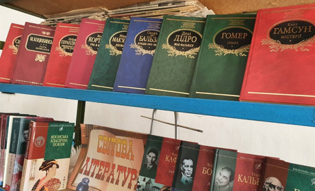 У Розпосіївці читачі дарують книги бібліотеці та збирають використані батарейки