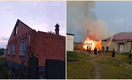 Пожежі в Сарненському районі: горів житловий будинок та хлів