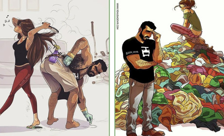 "Життя з дружиною" очима художника-гумориста