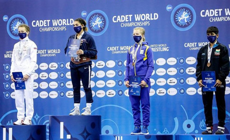 Калуська борчиня Аліна Філіпович стала бронзовою призеркою чемпіонату світу серед кадеток