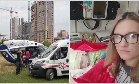 Важкохворого малюка з Сарненщини гелікоптером транспортували до столиці