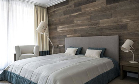 Отделка стен при помощи ламината