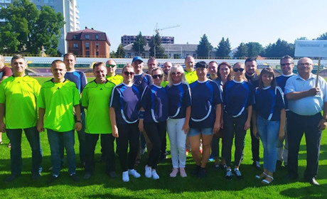 Змагалися посадовці: старокостянтинівська команда серед призерів обласної спартакіади