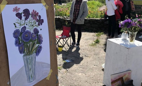 У Шостці на Art-avenu малювали картини, співали і танцювали