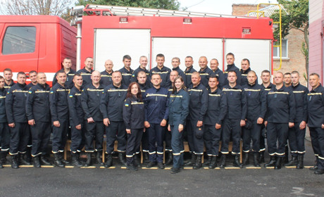 Старокостянтинівські рятувальники відзначили професійне свято