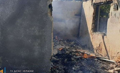 Полтора часа потратили на тушение огня