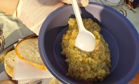 На день народження Троїцької громади приготували 750 порцій польової каші