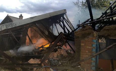 На Пологівщині внаслідок вибуху газового балона травмувався 71-річний чоловік