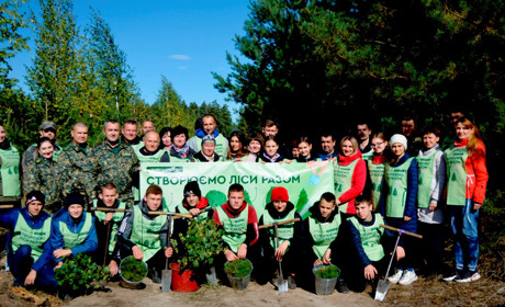 Гадяччина долучилася до всеукраїнської акції «Створюємо ліси разом»
