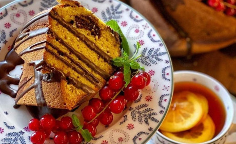 Смугастий кекс: рецепт випічки з гарбузом та шоколадом