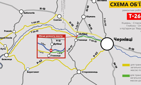 Увага! Рух на мосту у Глиниці перекриють з 21 жовтня: схема об'їзду
