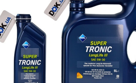 Обзор автомобильного масла Aral SuperTronic LongLife III 5W-30