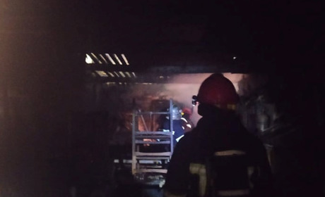 У гаражному кооперативі Старокостянтинова горіло