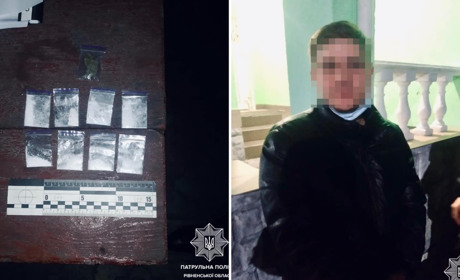 Нічний патруль: жителя Сарн спіймали на наркотиках