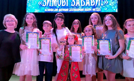 "VIVAT" здобув перемогу на Всеукраїнському конкурсі "Зимові забави"