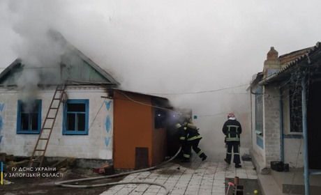 В Гуляйполі сталася пожежа на території приватного домоволодіння