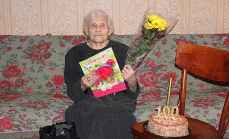 Жителька Гадяча зустріла сторічний ювілей