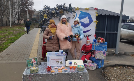 На Миколая в Первомайську відбувся благодійний аукціон на допомогу пухнастикам