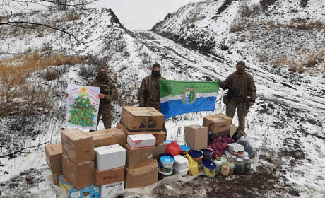Гостинці з Кіцманщини на зимові свята отримали захисники на сході України