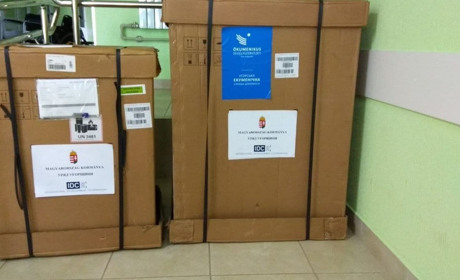 Благодійна допомога від Угорщини: у Лозівському ковідному стаціонарі працюватиме новий апарат ШВЛ