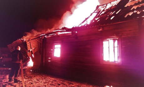 В селі Сарненського району згоріла хата