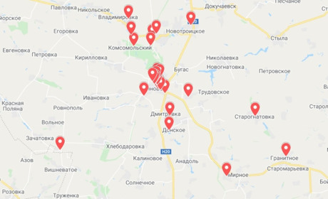 Знаєте де знаходиться найближче бомбосховище? - Мапа захисних споруд Донецької області