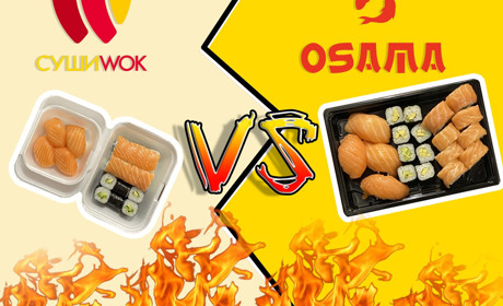 Битва доставок: Суші WOK проти Osama