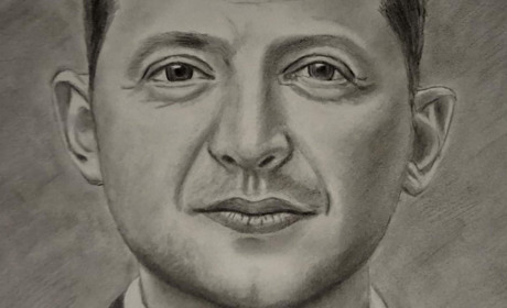 Земляки із Нідерландів надіслали Starkon.city портрет Володимира Зеленського