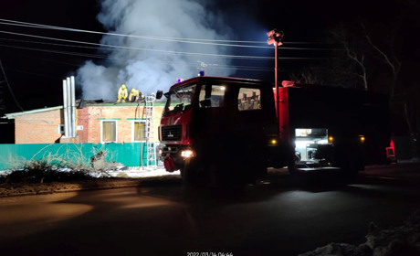 У Гадячі сталася пожежа у приватному секторі